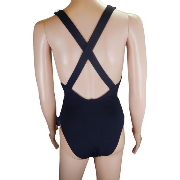 Sea Angel Cross Back Women's One Piece Swimsuit Size S - Picture 4 of 8